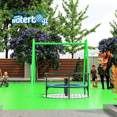 Complete Outdoor Playground Arrangement Funky