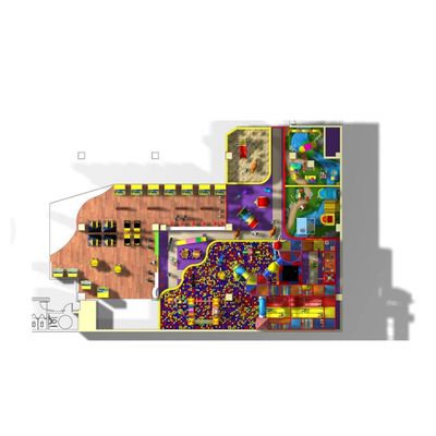 Complete indoor playground designed Circus 400 m2