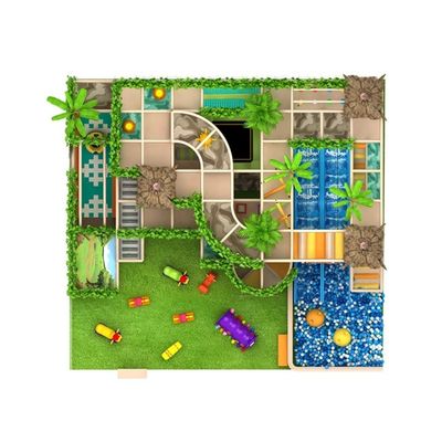 Complete indoor playground desgined Jungle Hideout