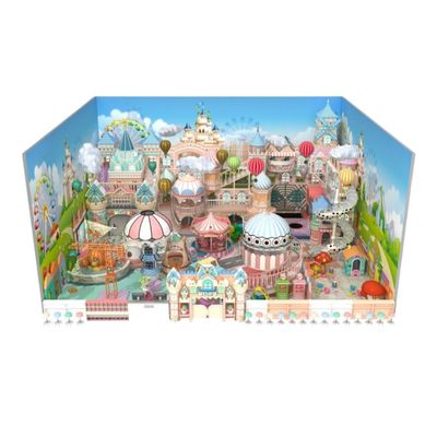 Complete indoor playground arrangement Pink Castle 365 m2