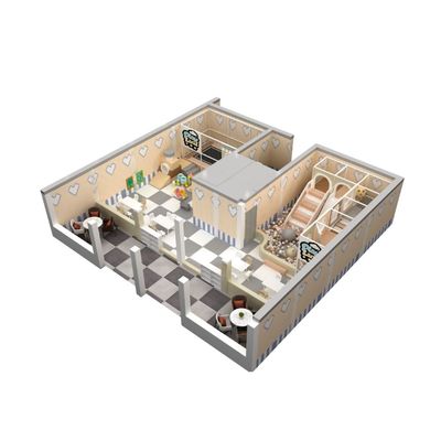 Amenajare completa loc de joaca de interior la cheie Playland 2, 3-12 ani