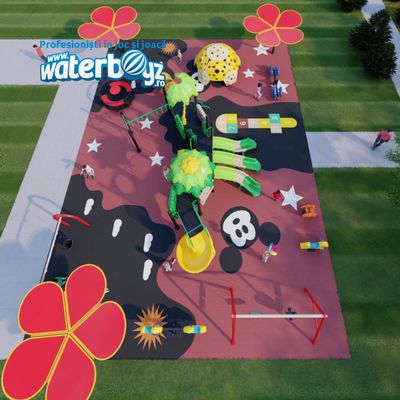 Complete Outdoor Playground Arrangement Playful Paradise