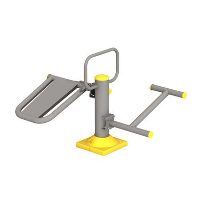 Aparat de fitness dublu pentru spate și abdomen Sit-Up Bench, +12 ani, exterior,  130×125×97 cm