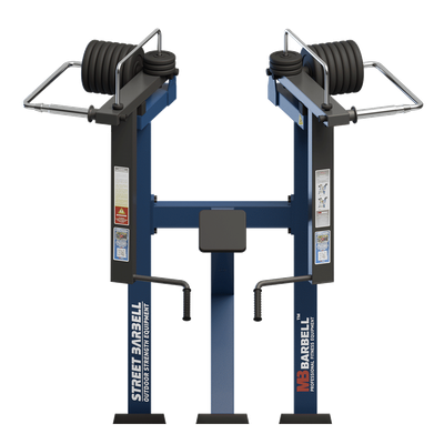 Aparat de fitness divergent pentru spate pentru exterior, 142x208x205 cm, otel inoxidabil