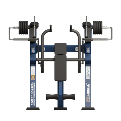 Outdoor fitness equipment abdominal crunch