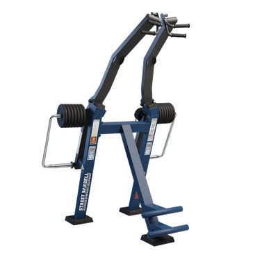 Outdoor divergent lat pull