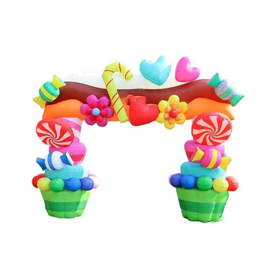 Arcada gonflabila Candy 2 intrare parc