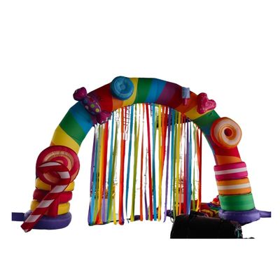 Arcada gonflabila Candy intrare parc