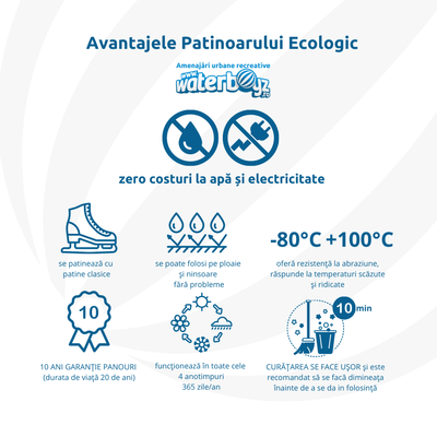 Rent Ecological Synthetic Ice Rink