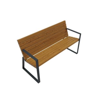 Banca din lemn cu spatar model 9