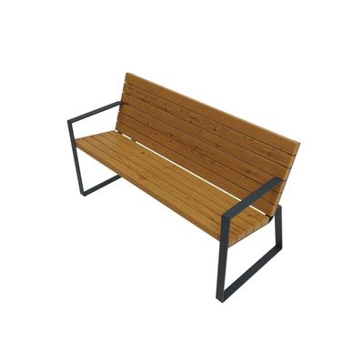 Banca din lemn cu spatar model 9