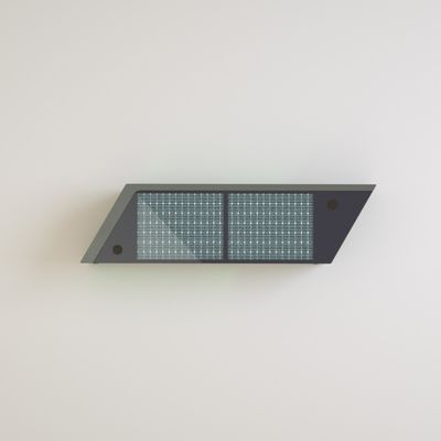 Smart bench with solar charging antracit