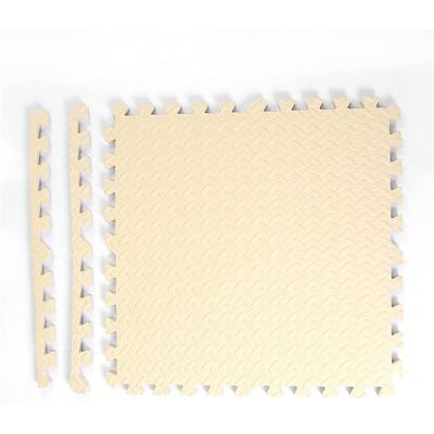 EVA Puzzle Mat Brown & Cream