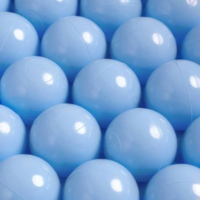 Bile din plastic pentru copii pentru locuri de joaca, 6 cm, light blue