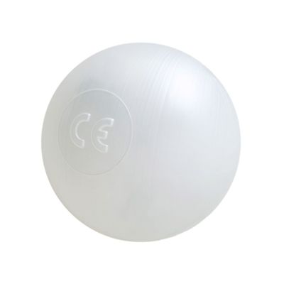Bile din plastic pentru copii pentru locuri de joaca, 6 cm, pearl