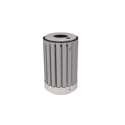 Trash Bin Urban Concrete 12