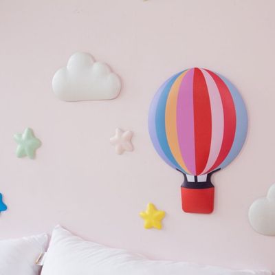 Figurina de perete Soft Play cu burete, model Balloon, pentru locuri de joaca de interior, 3-12 ani