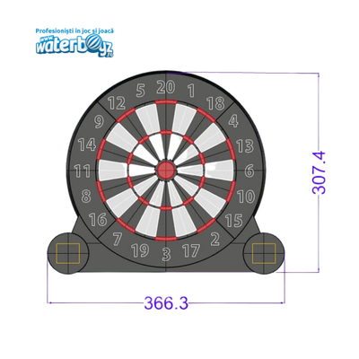Inflatable Football Darts
