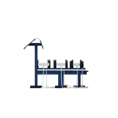 Outdoor dumbbell set with support and bench Light