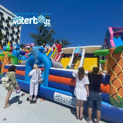 Ocean Life Inflatable Slide