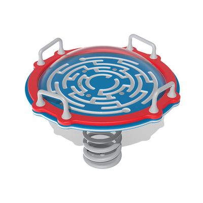 Spring maze game