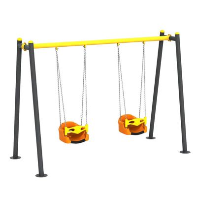 Leagan din metal pentru copii model Happy Kid, 1-4 ani, 320x150x220 cm