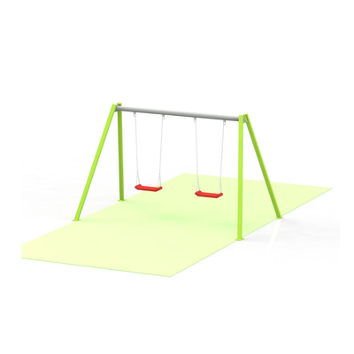 Leagan din metal pentru copii cu 2 locuri Model 92, 3-12 ani, 296x178x182 cm