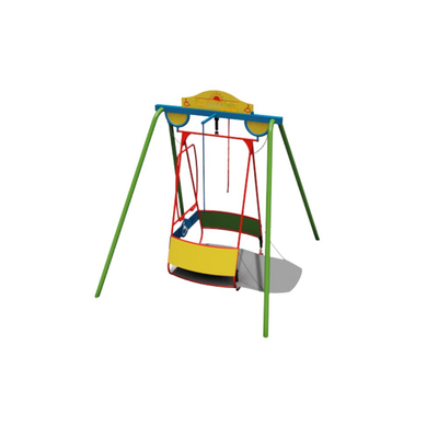 Leagan pentru copii incluziv cu 1 loc, 3-14 ani, 856x307x268 cm