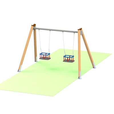 Leagan pentru copii Baby Wood, 0-3 ani, 291х187х189 см