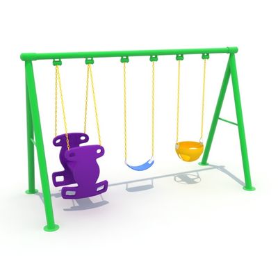Swing for children with 3 seats model 1