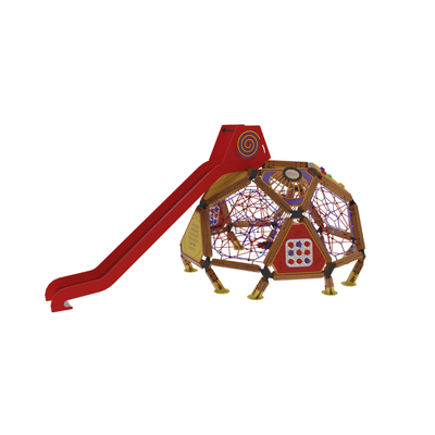 Loc de joaca pentru copii din lemn Arhimede 1, exterior, 5-16 ani, 360x610x290 cm