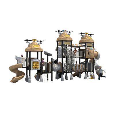 Complex de joaca pentru copii de metal Auto World 10, exterior, 3-15 ani, 1170x410x520 cm