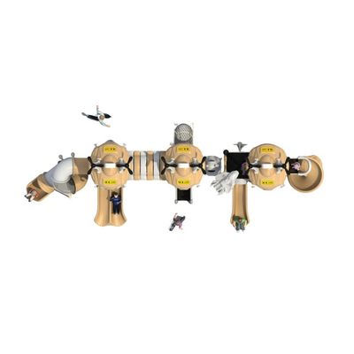 Complex de joaca pentru copii de metal Auto World 10, exterior, 3-15 ani, 1170x410x520 cm