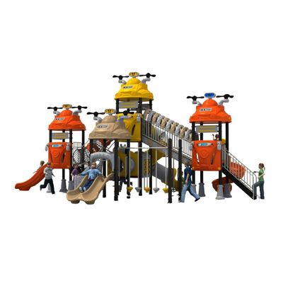 Complex de joaca pentru copii de metal Auto World 11, exterior, 3-15 ani, 1150x790x520 cm