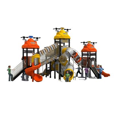Complex de joaca pentru copii de metal Auto World 11, exterior, 3-15 ani, 1150x790x520 cm