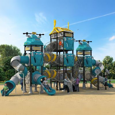 Complex de joaca pentru copii de metal Auto World 1, exterior, 3-15 ani, 1360x880x680 cm