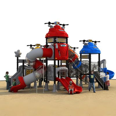 Complex de joaca pentru copii de metal Auto World 2, exterior, 3-15 ani, 930x760x520 cm
