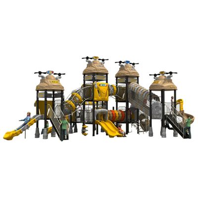 Complex de joaca pentru copii de metal Auto World 3, exterior, 3-15 ani, 1240x560x520 cm