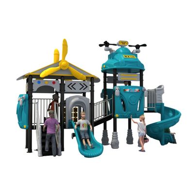 Complex de joaca pentru copii de metal Auto World 4, exterior, 3-15 ani, 580x290x420 cm