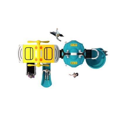 Complex de joaca pentru copii de metal Auto World 4, exterior, 3-15 ani, 580x290x420 cm