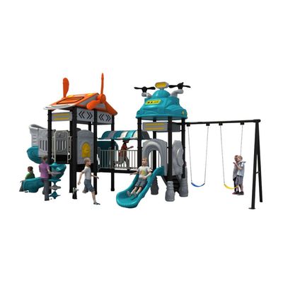 Complex de joaca pentru copii de metal Auto World 5, exterior, 3-15 ani, 830x380x400 cm