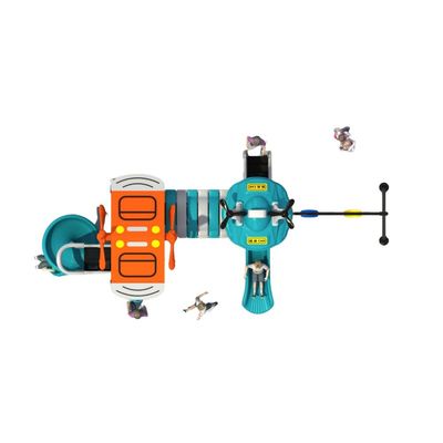 Complex de joaca pentru copii de metal Auto World 5, exterior, 3-15 ani, 830x380x400 cm