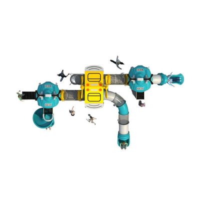 Complex de joaca pentru copii de metal Auto World 6, exterior, 3-15 ani, 1120x520x450 cm