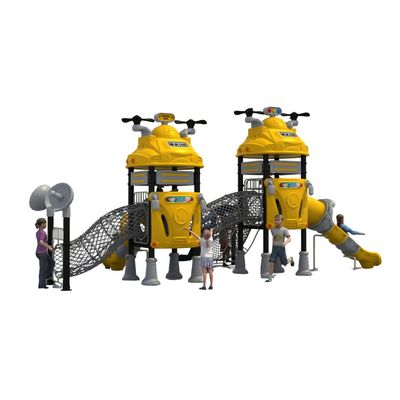 Complex de joaca pentru copii de metal Auto World 8, exterior, 3-15 ani, 910x350x420 cm