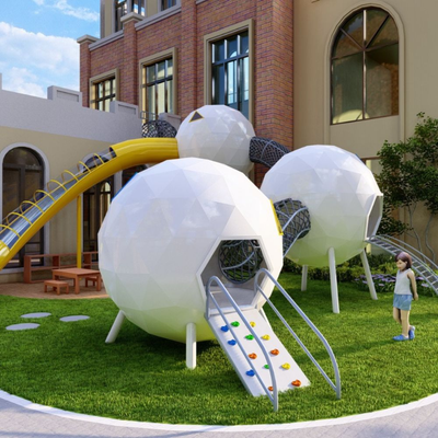 Complex de joaca pentru copii de metal Blocktopia, exterior, 3-12 ani, 980x840x490 cm