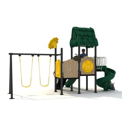 Complex de joaca pentru copii de metal Bunny Forest, exterior, 3-15 ani, 600x300x380 cm