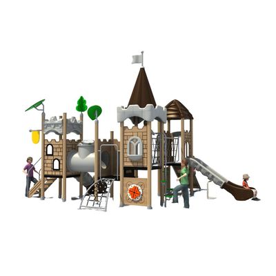 Complex de joaca pentru copii de metal Caesar Castle 10, exterior, 3-15 ani, 700x560x460 cm