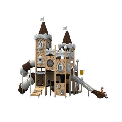 Complex de joaca pentru copii de metal Caesar Castle 1, exterior, 3-15 ani, 770x470x650 cm