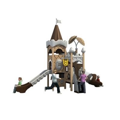 Complex de joaca pentru copii de metal Caesar Castle 2, exterior, 3-15 ani, 640x310x480 cm