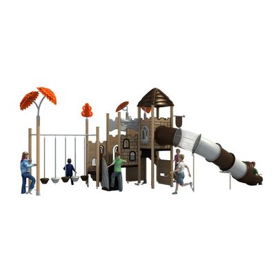 Complex de joaca pentru copii de metal Caesar Castle 8, exterior, 3-15 ani, 810x540x380 cm